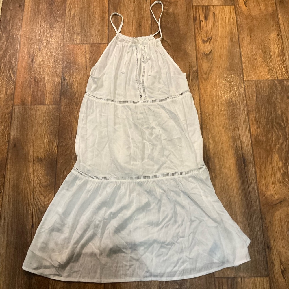 Cupshe Dress Size Medium White Cutout Midi New‎ With Tags